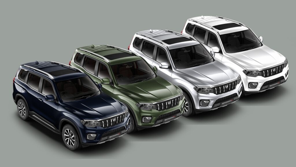 न्यू Mahindra Scorpio-N रंग