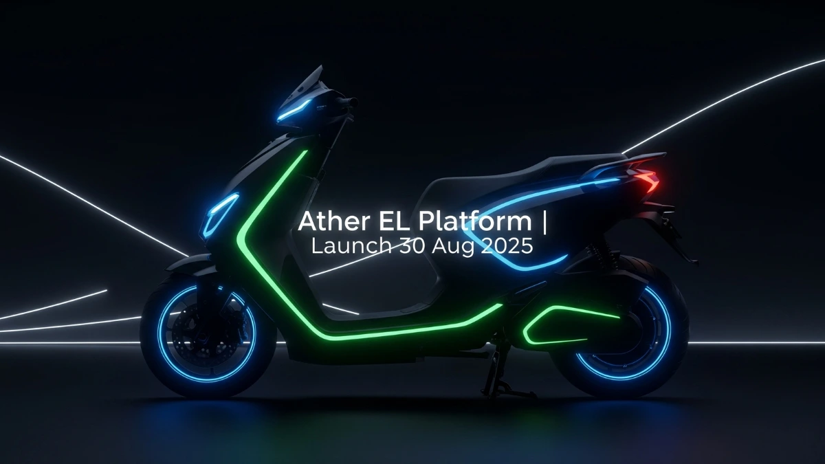 Ather Energy EL Electric Scooter Platform Teaser 2025