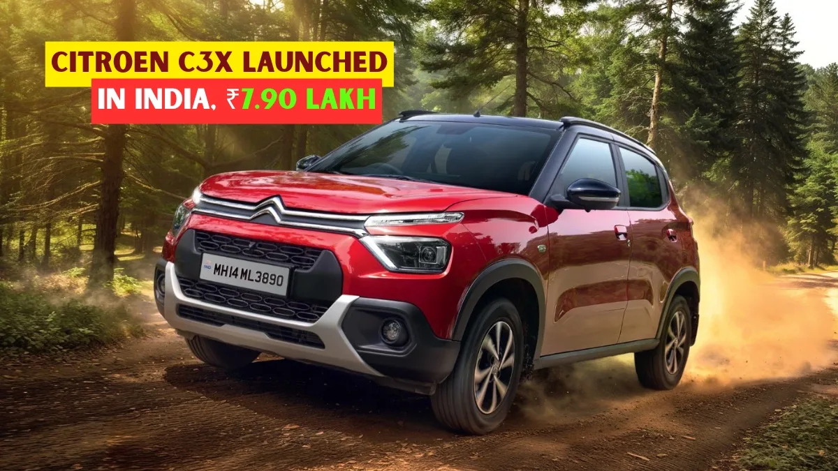 Citroen C3X Launched in India