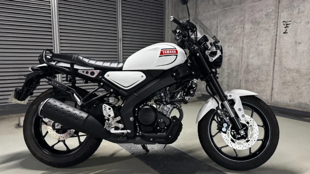 Yamaha XSR155 Snapped in India